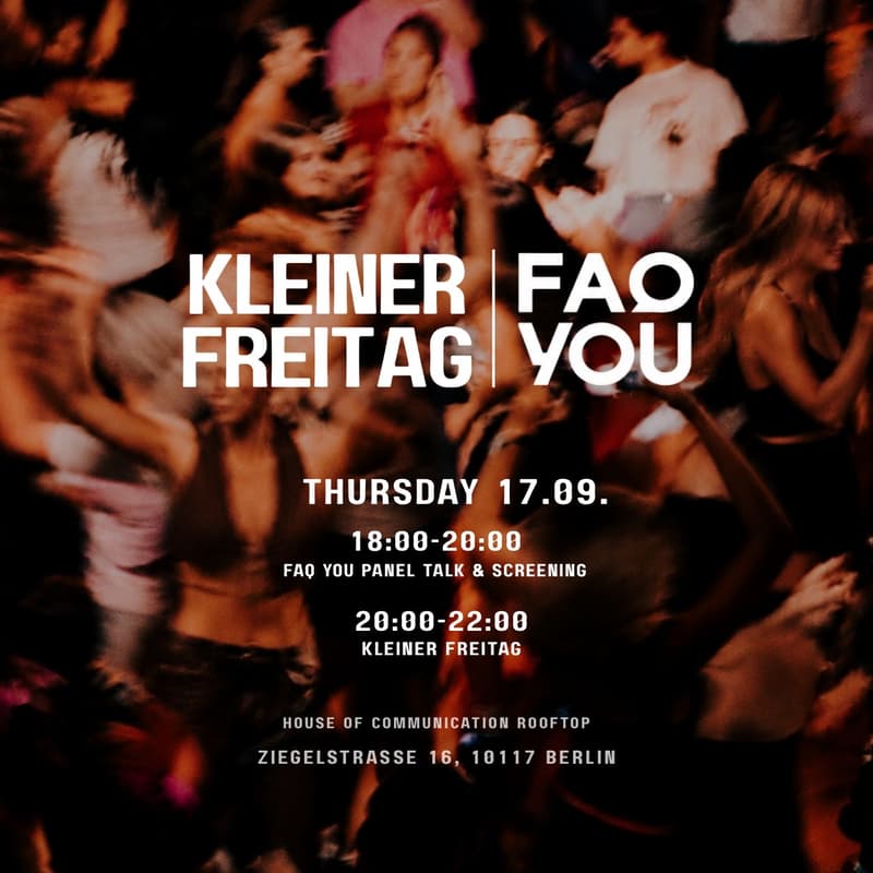 Cover Image for KLEINER FREITAG X FAQ YOU