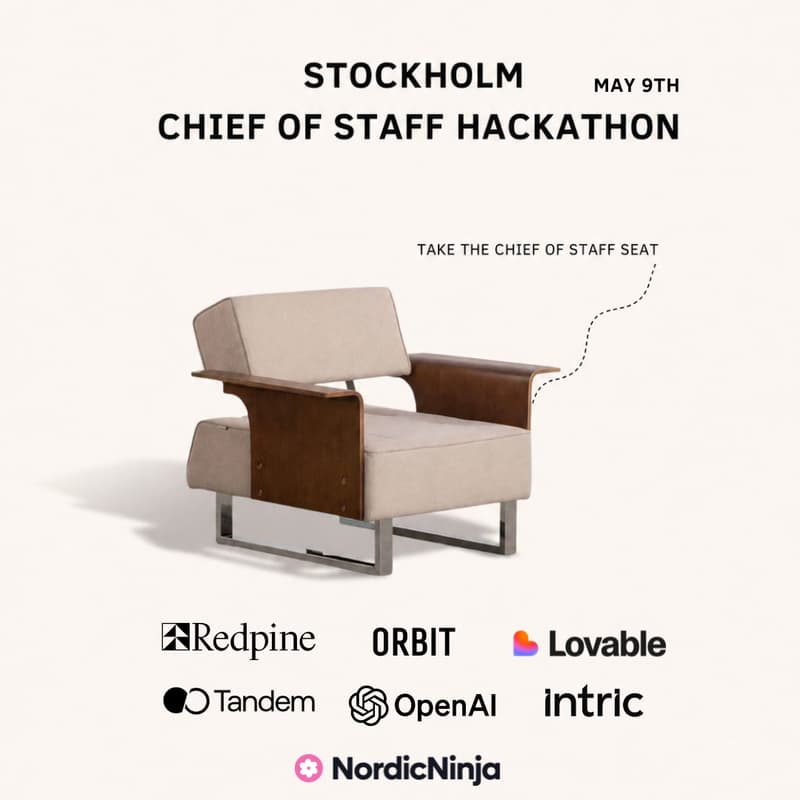 Cover Image for Chief of Staff Hackathon ORBIT x REDPINE AI x LOVABLE πΈπͺ