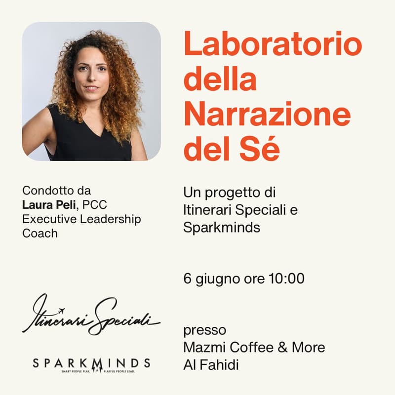 Cover Image for Laboratorio della Narrazione del Sé - un progetto di Itinerari Speciali & Sparkminds - NUOVA DATA