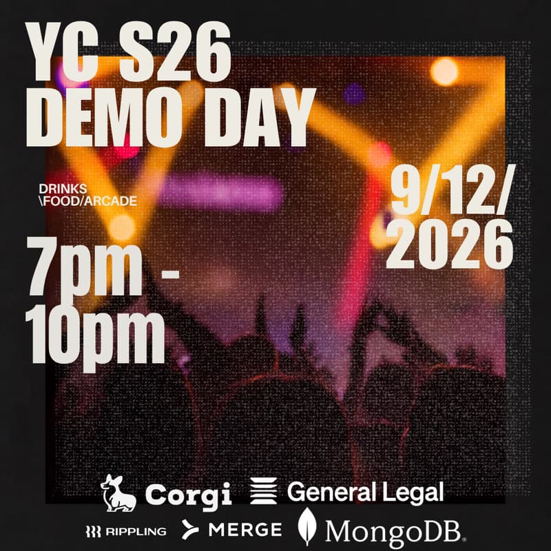 Cover Image for YC S26 DEMO DAY PARTY CELEBRATION