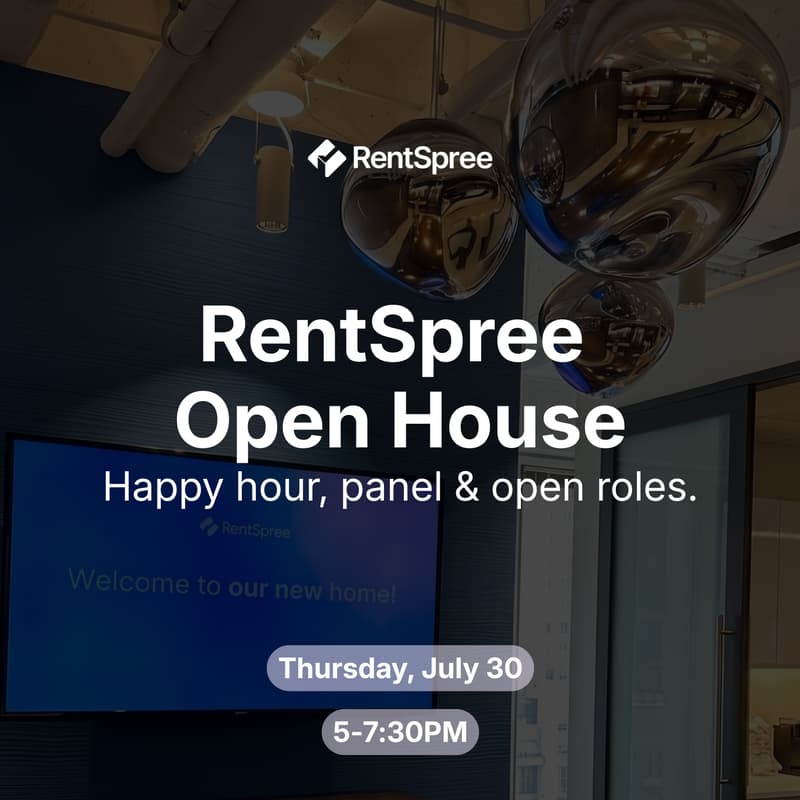 Cover Image for RentSpree Open House: Happy hour, panel, & open roles | RentSpree