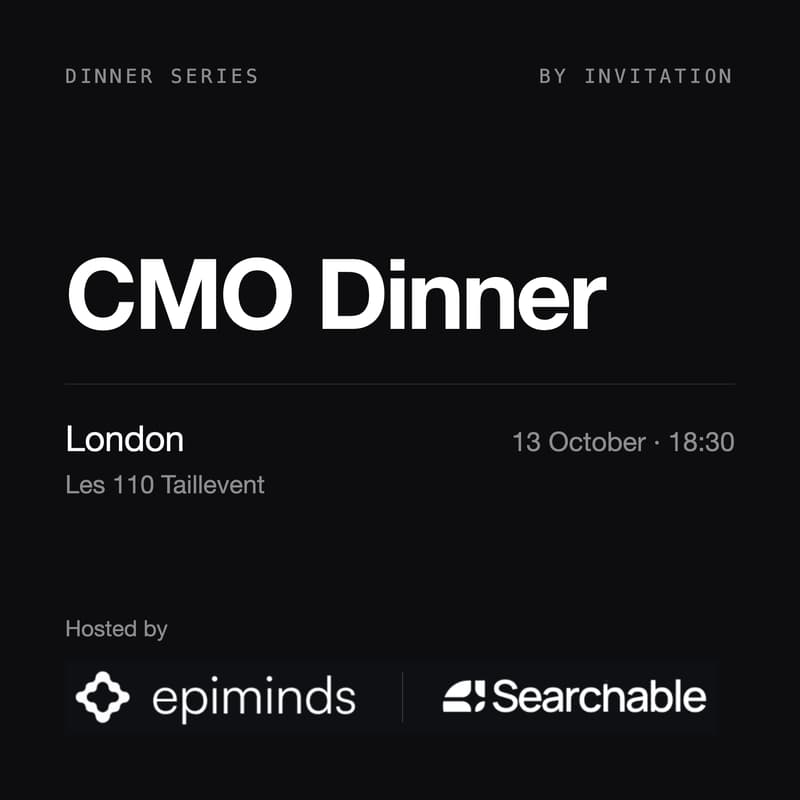 Cover Image for CMO Dinner