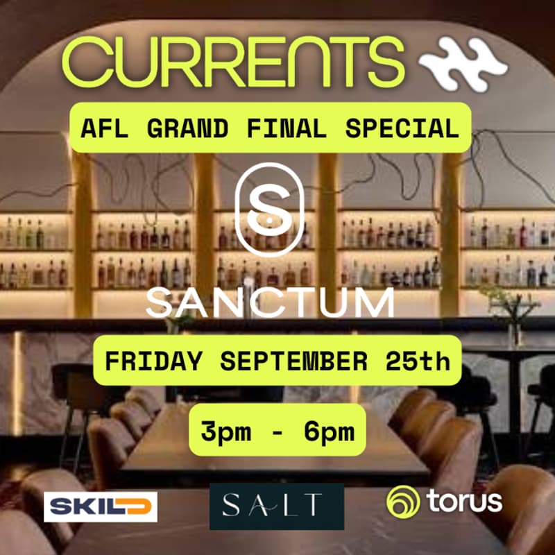 Cover Image for Currents Startup AFL Final Drinks!