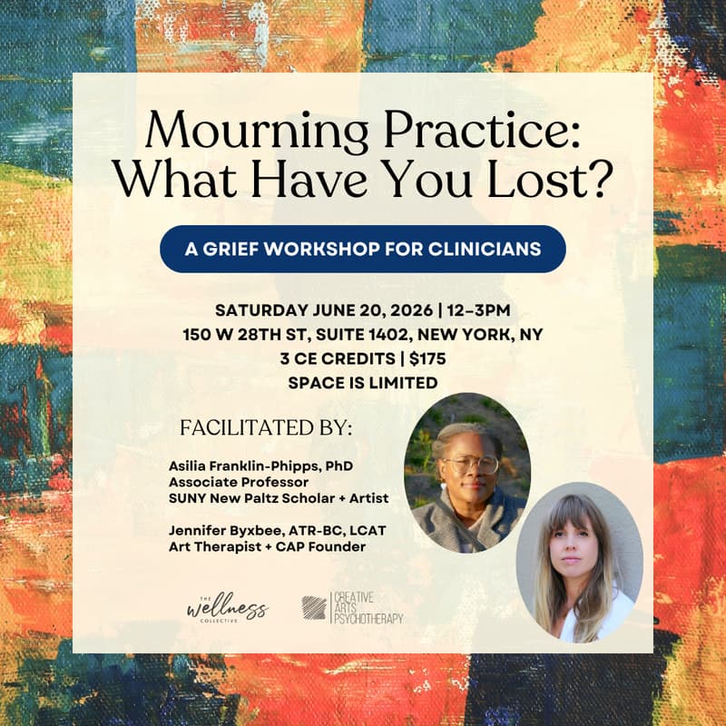 Cover Image for Mourning Practice: What Have You Lost? A Grief Workshop for Clinicians