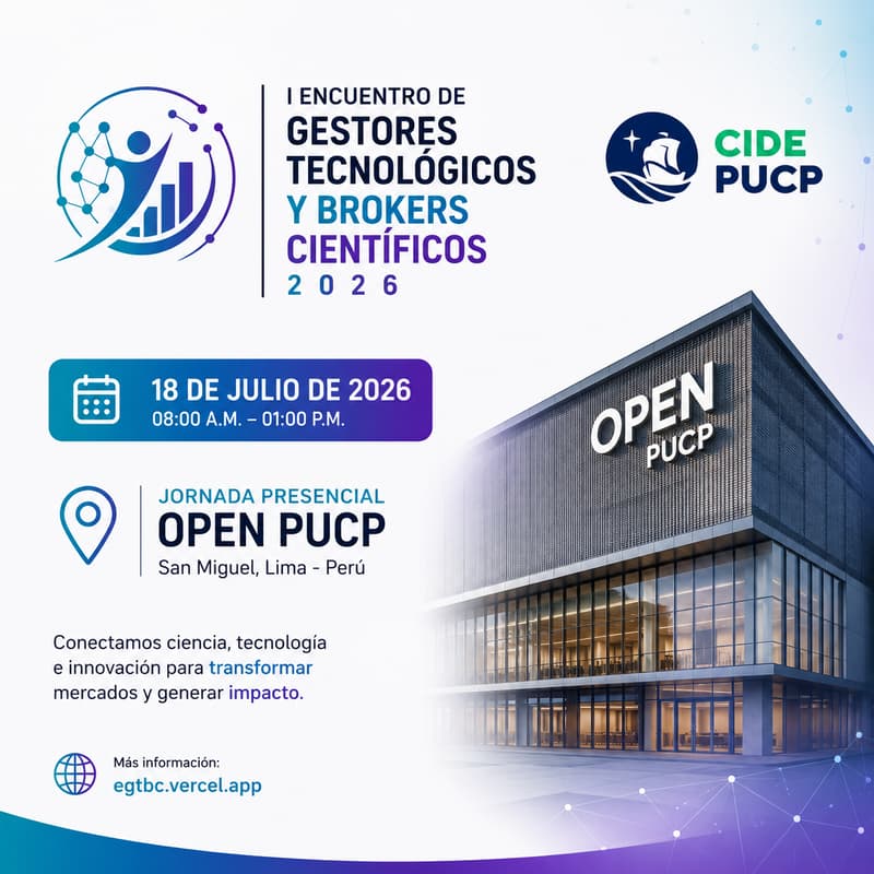 Cover Image for I Encuentro de Gestores Tecnológicos y Brokers Científicos 2026 | Presencial
