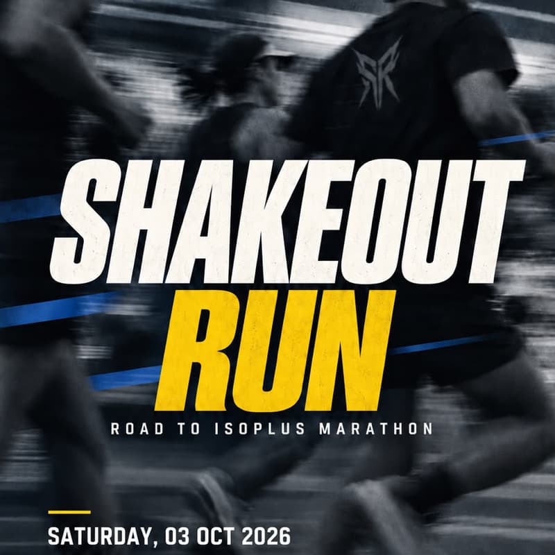 Cover Image for SHAKE OUT RUN - Road to ISOPLUS MARATHON 2026