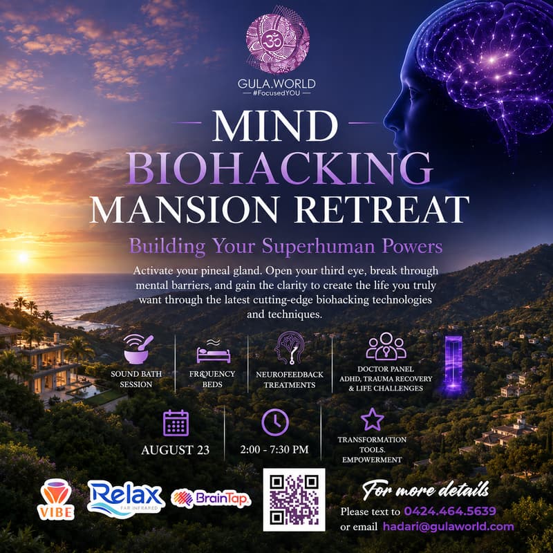 Cover Image for Mind Biohacking Mansion Retreat - Building Your Super Human Powers.