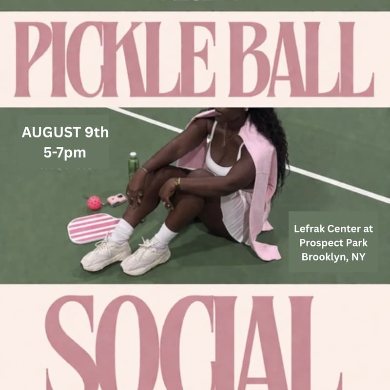 Cover Image for Prospect Park Pickleball Social (BOOK HERE) HELD -Pickleball Social