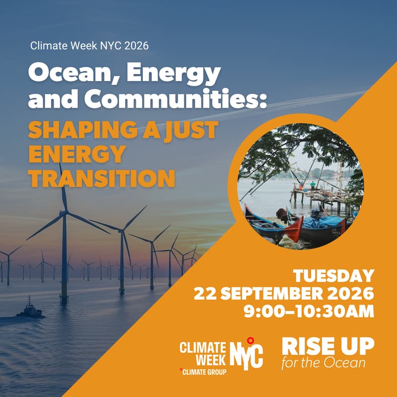 Cover Image for Ocean, Energy and Communities: Shaping a Just Energy Transition