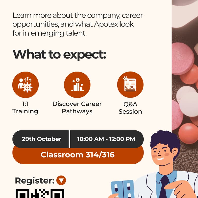 Cover Image for Apotex Employer Discovery Session: Careers & Networking