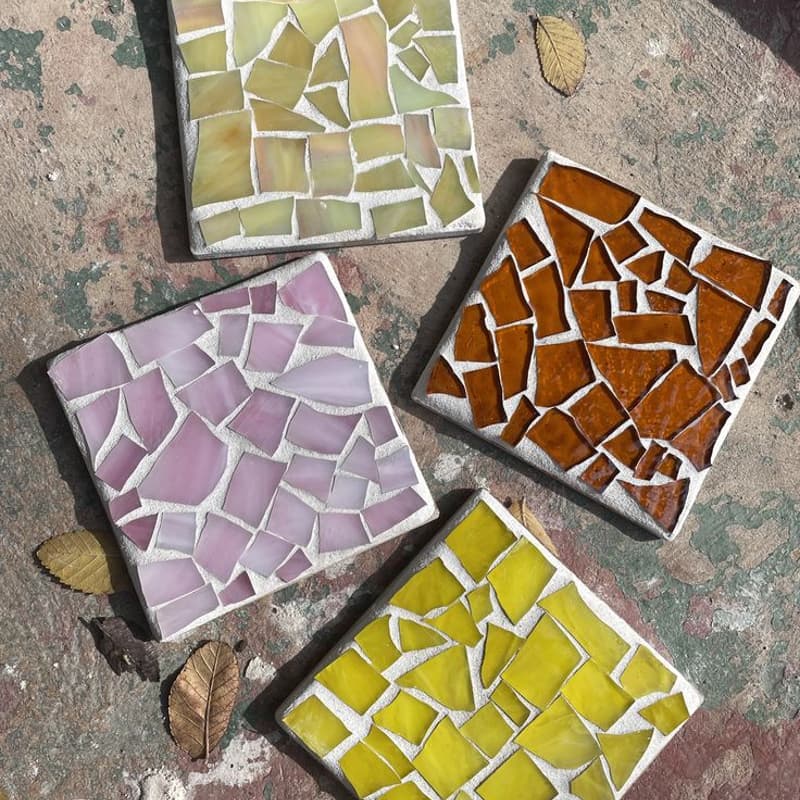 Cover Image for Glass Mosaic Coasters