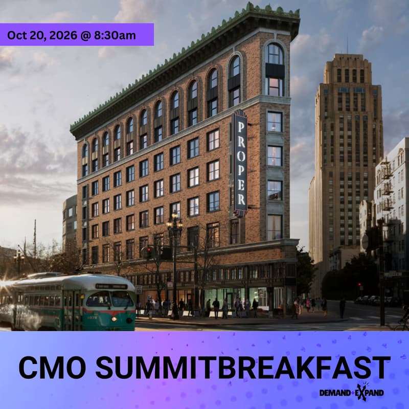 Cover Image for CMO Summit Breakfast