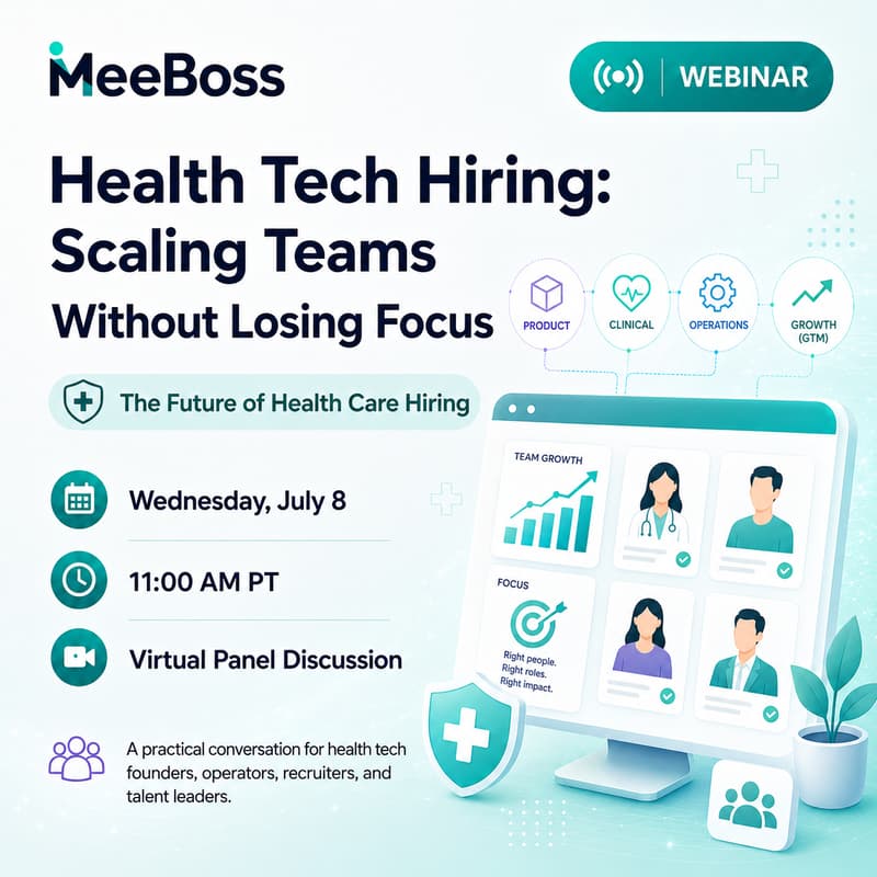Cover Image for WEBINAR: Scaling Health Tech Teams Without Losing Focus