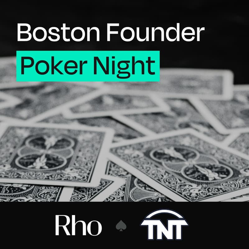 Cover Image for Founder Poker Night [Hosted by Rho x TNT]