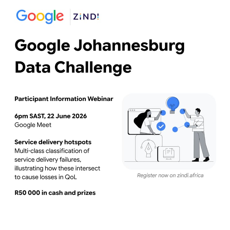 Cover Image for Google Johannesburg Data Challenge: Participant Information Webinar