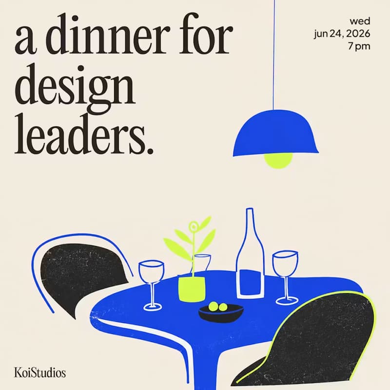 Cover Image for Product design leader dinner - Config2026