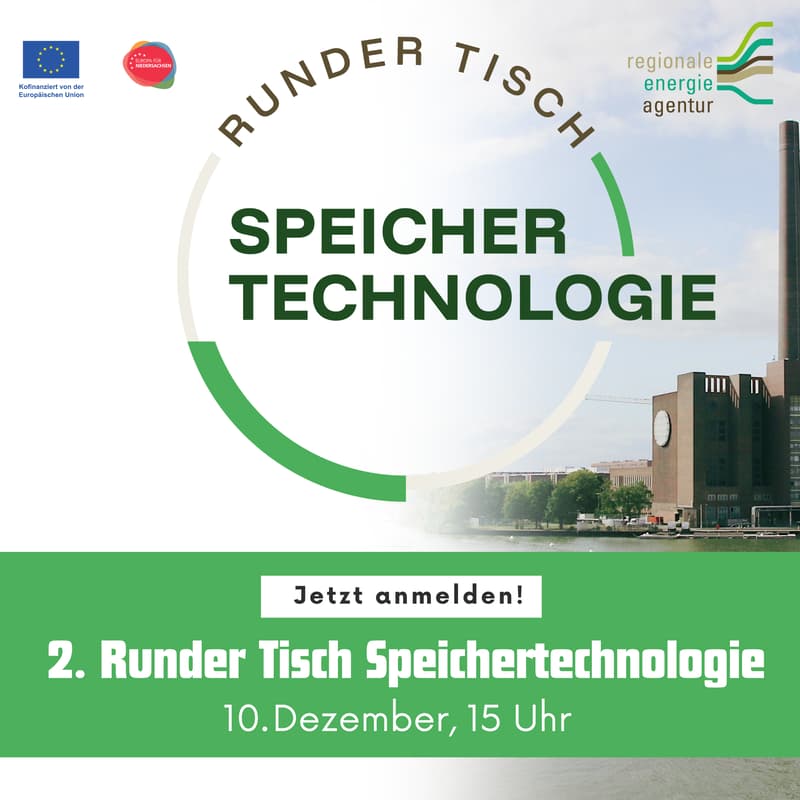 Cover Image for 2. Runder Tisch Speichertechnologie