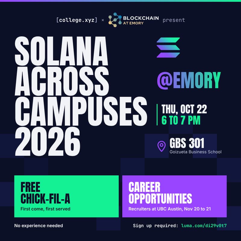 Cover Image for Solana Across Campuses: Emory