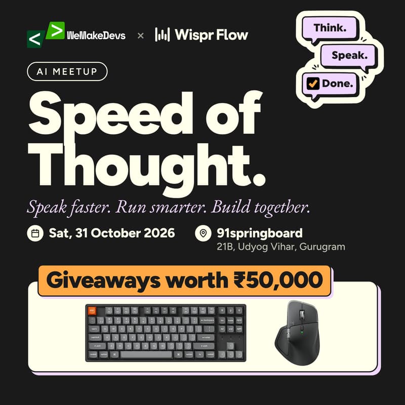 Cover Image for Speed of Thought: AI Meetup