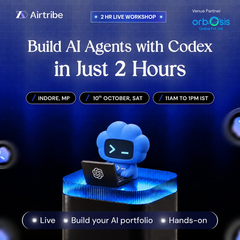 Cover Image for Build AI Agents With Codex - Indore Edition