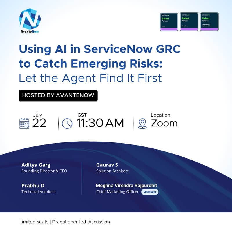 Cover Image for Using AI in ServiceNow GRC to Catch Emerging Risks: Let the Agent Find It First