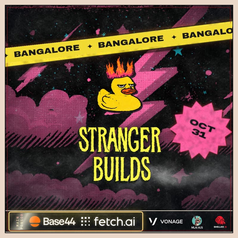 Cover Image for STRANGER BUILDS I 10k in PRIZES I Halloween hackathon (BANGALORE)