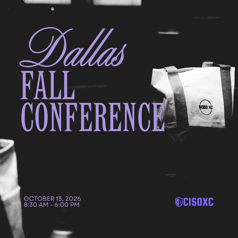 Cover Image for Dallas CISO XC Fall Conference