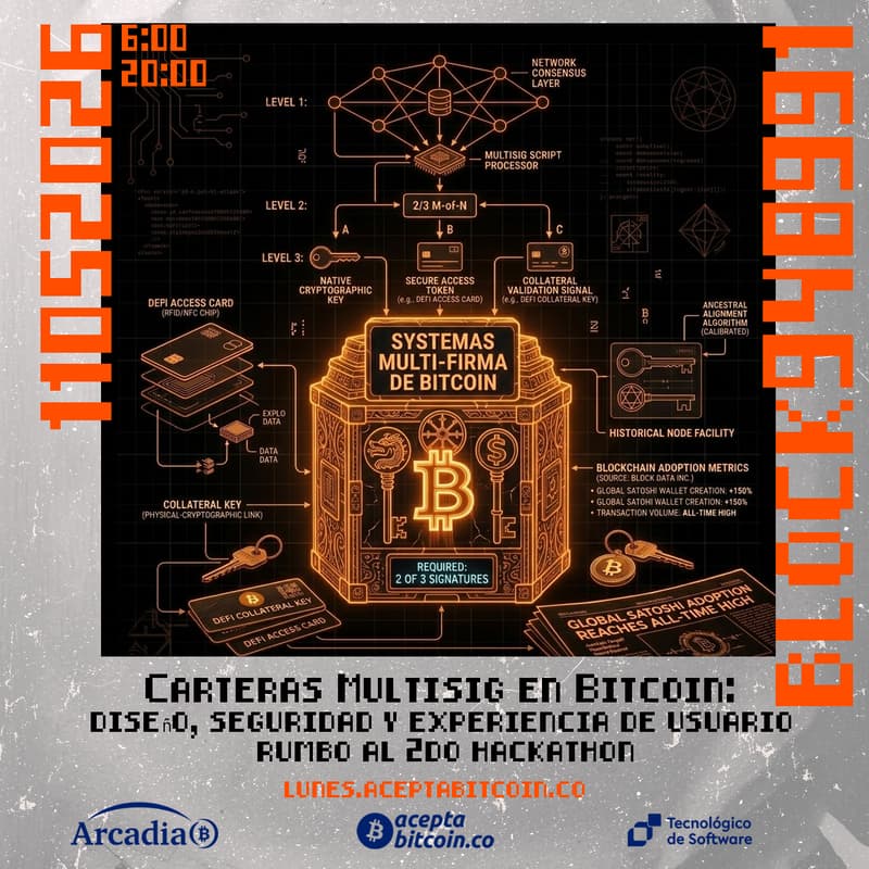Cover Image for Carteras Multisig en Bitcoin: diseño, seguridad y experiencia de usuario rumbo al 2do hackathon