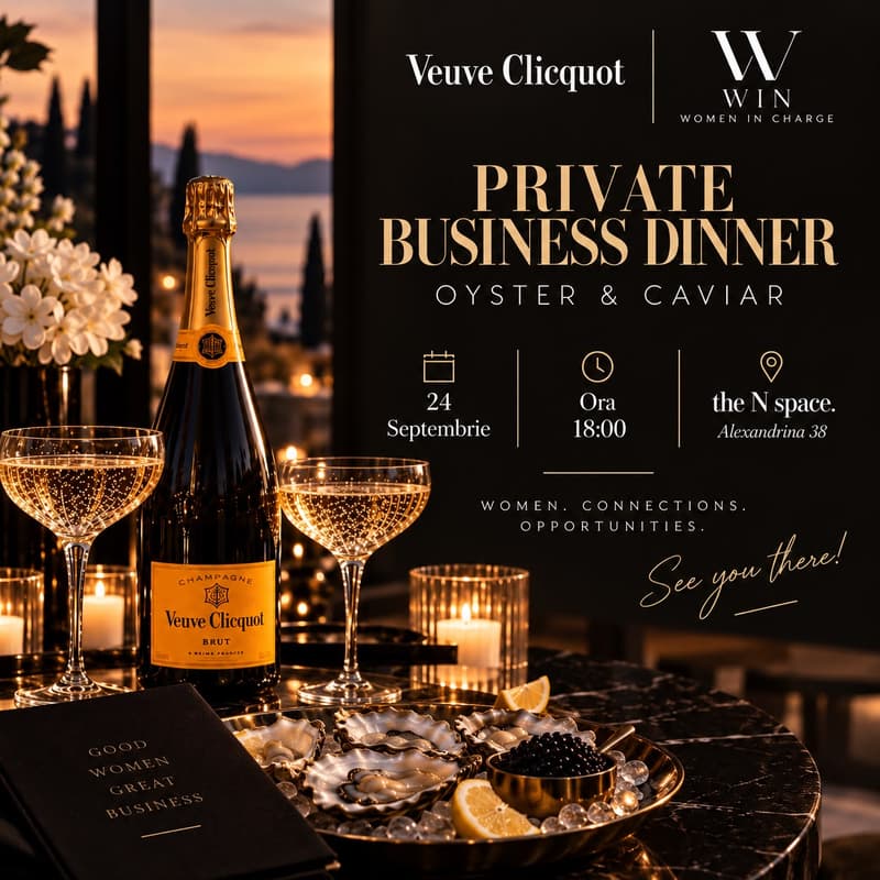 Cover Image for Private Business Dinner WIN #13 Veuve Clicquot x Oyster & Caviar