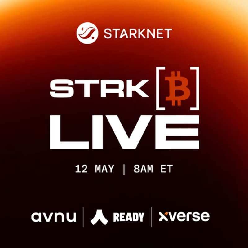 Cover Image for strkBTC LIVE: Bitcoin's Privacy Chapter Begins