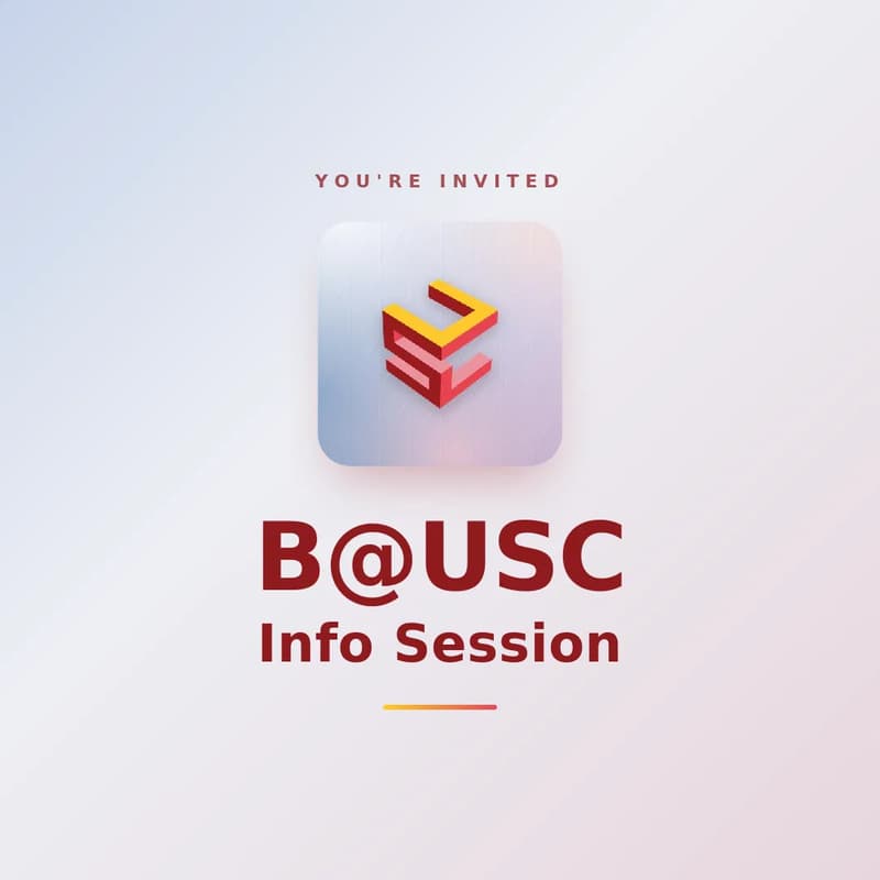 Cover Image for B@USC Info Session