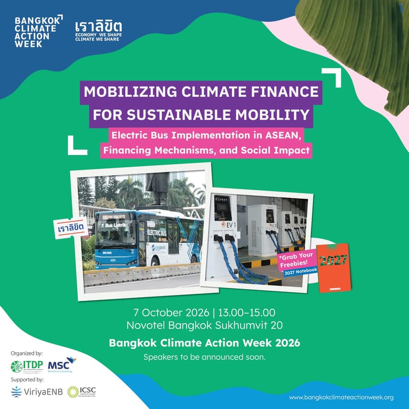 Cover Image for Mobilizing climate finance for sustainable mobility: Electric bus implementation in ASEAN, financing mechanisms, and social impact
