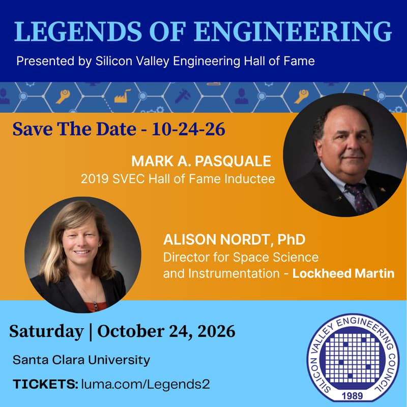 Cover Image for Legends of Engineering - by Silicon Valley Engineering Hall of Fame