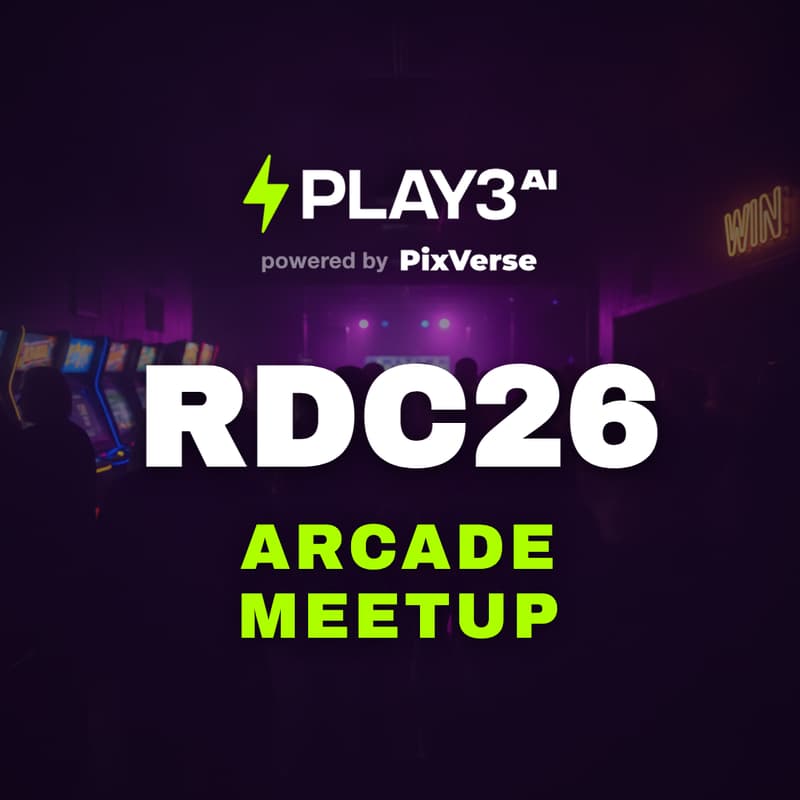 Cover Image for RDC Arcade Meetup x Play3AI
