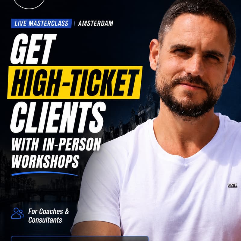 Cover Image for Get High-Ticket Clients With In-Person Workshops