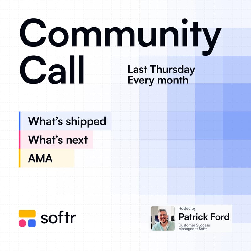 Cover Image for Softr Community Call