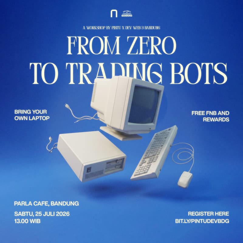 Cover Image for Pintu x Dev Web 3 Bandung: From Zero to Trading Bots