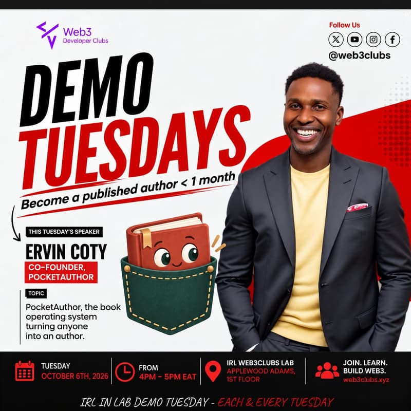 Cover Image for DEMO TUESDAYS: POCKETAUTHOR