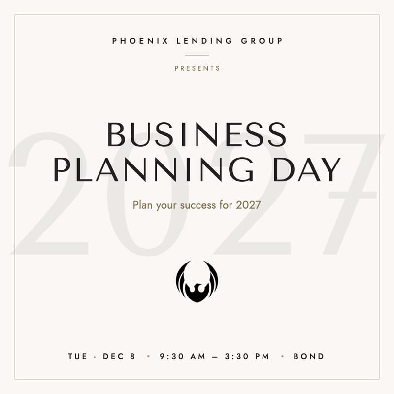 Cover Image for 2027 Business Planning Day Phoenix Lending Group