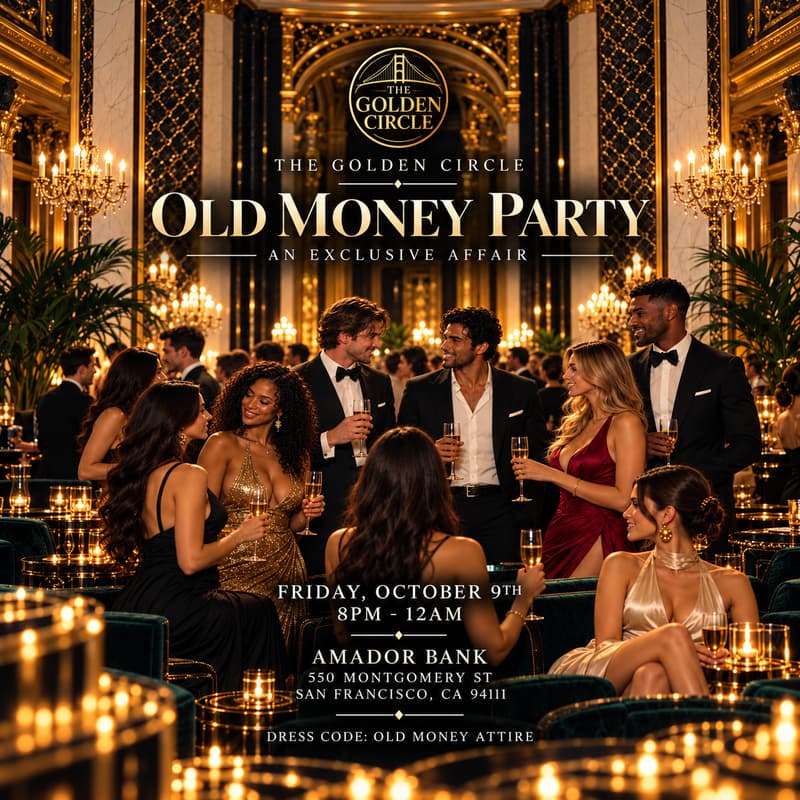 Cover Image for The Golden Circle Old Money Party