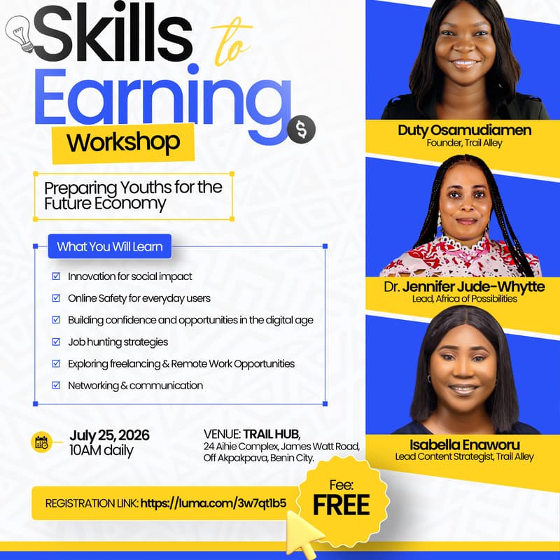 Cover Image for [WORKSHOP] Skills to Earning