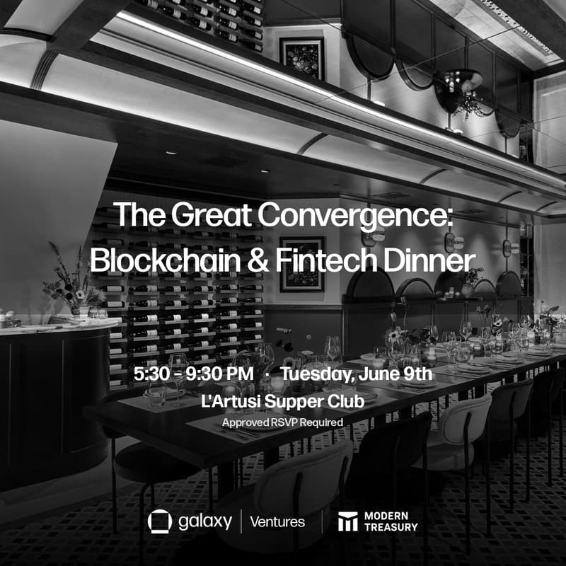 Cover Image for Constellations Culinary: A Private Dinner with Galaxy Ventures & Modern Treasury