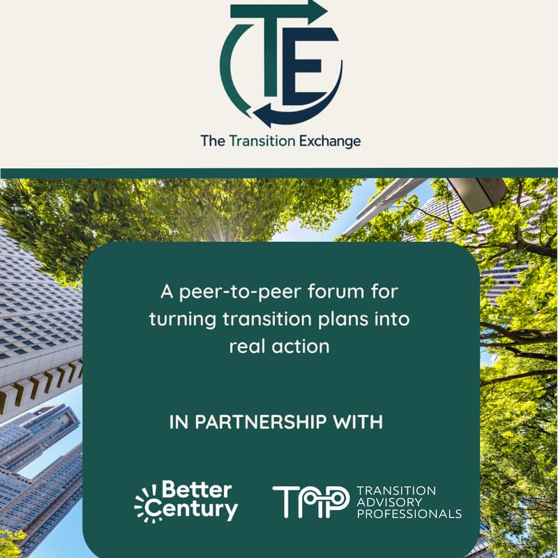 Cover Image for The Transition Exchange: How to accelerate real action through transition plans