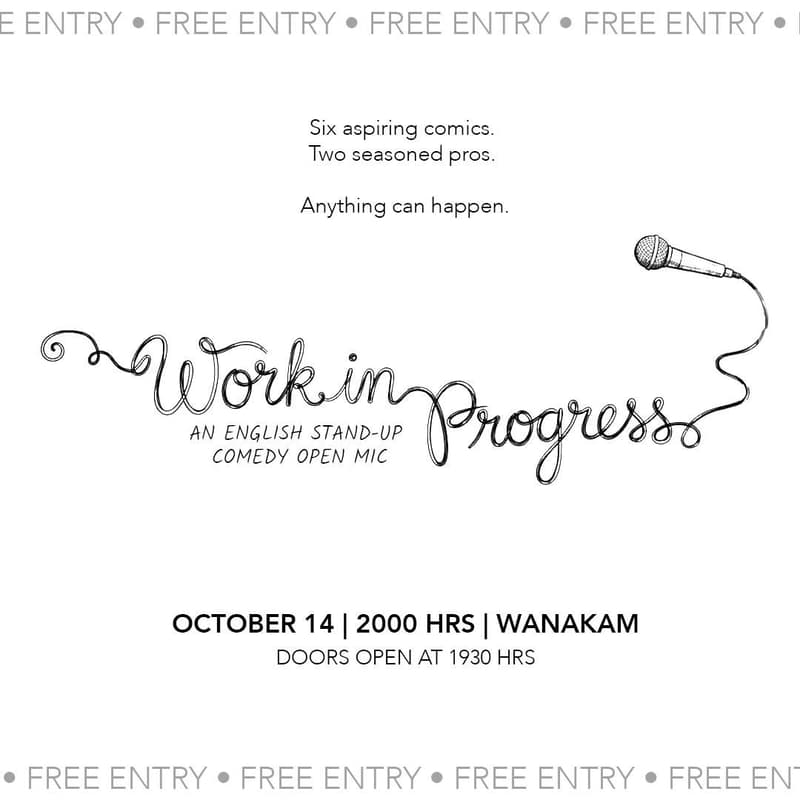 Cover Image for Work In Progress - Standup Comedy in English