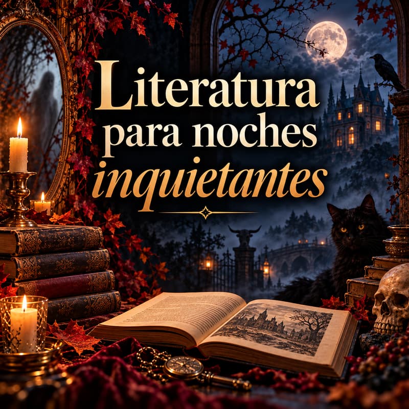 Cover Image for Literatura para noches inquietantes: Fantasmas, monstruos y lo sobrenatural