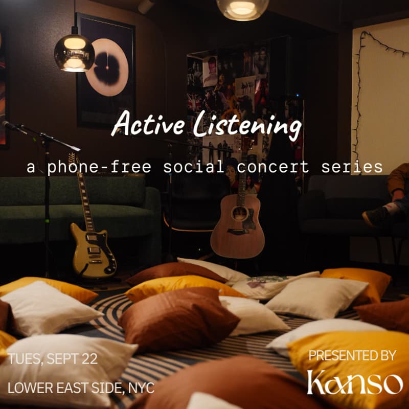 Cover Image for Active Listening: A Phone-Free Concert Series (NYC)