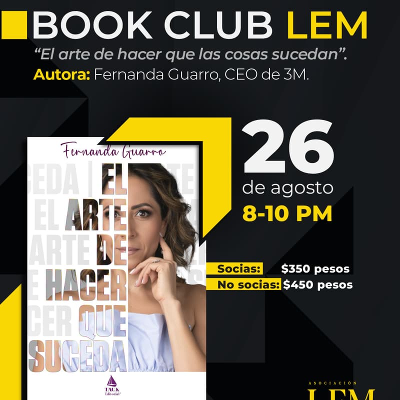 Cover Image for Book Club LEM | El Arte de Hacer que las Cosas Sucedan con Fer Guarro