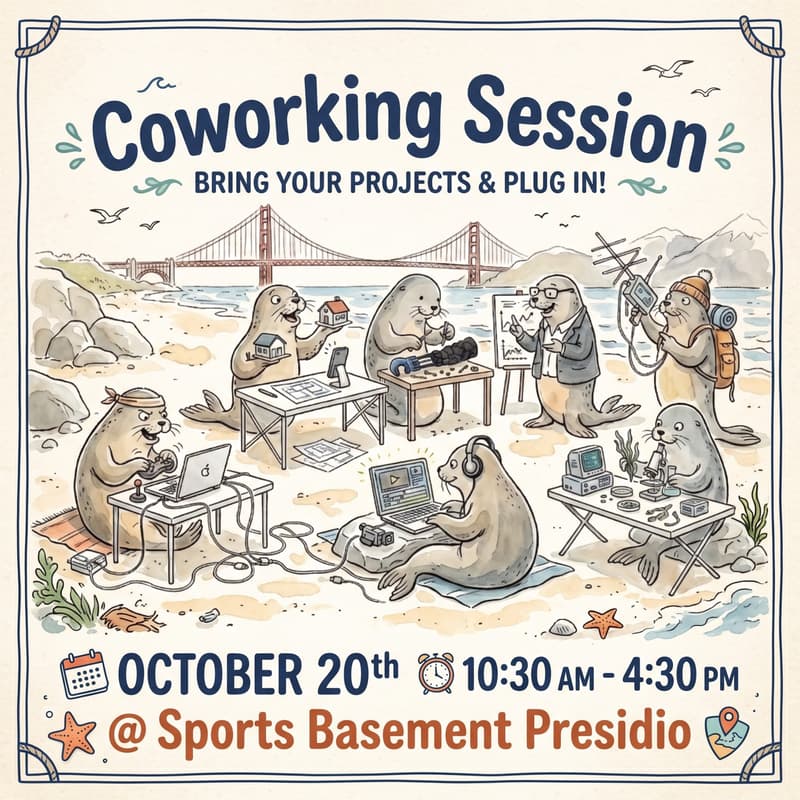 Cover Image for Coworking Session: Pier-to-Pier @Sports Basement Presidio