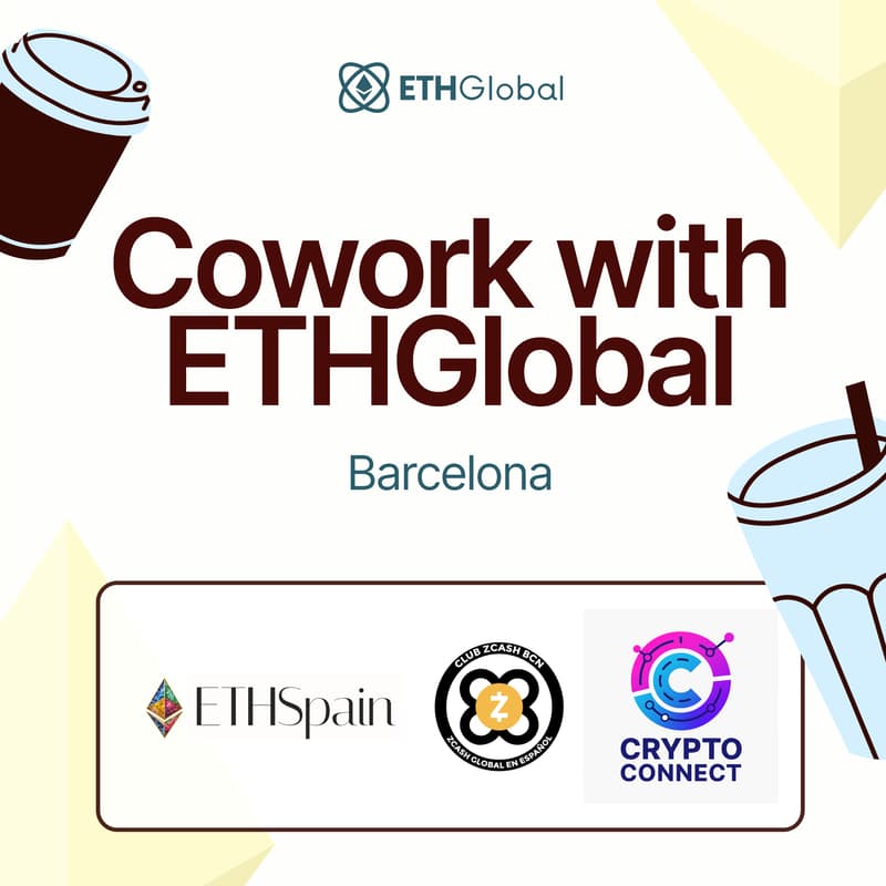 Cover Image for Cowork with ETHGlobal in Barcelona with ETH Spain