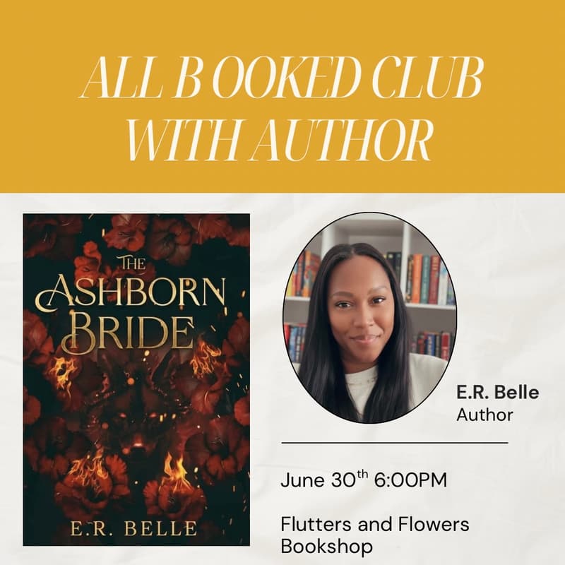 Cover Image for All Booked Club with Author E.R. Belle
